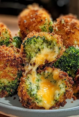 Air Fryer Broccoli Cheddar Poppers