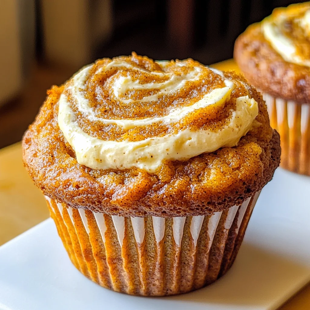 Best Swirled Pumpkin Cream Cheese Muffins