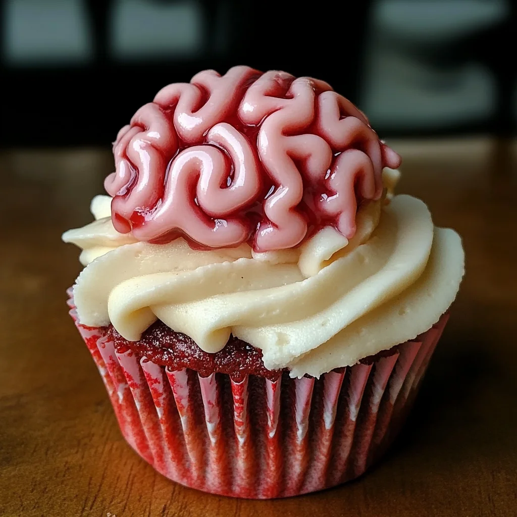 Bleeding Brain Cupcakes