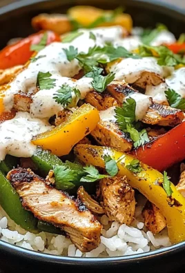 Chicken Fajita Rice Bowls