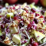 Cranberry Apple Coleslaw: A Delicious & Healthy Recipe