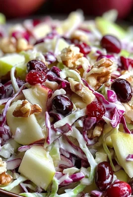 Cranberry Apple Coleslaw: A Delicious & Healthy Recipe