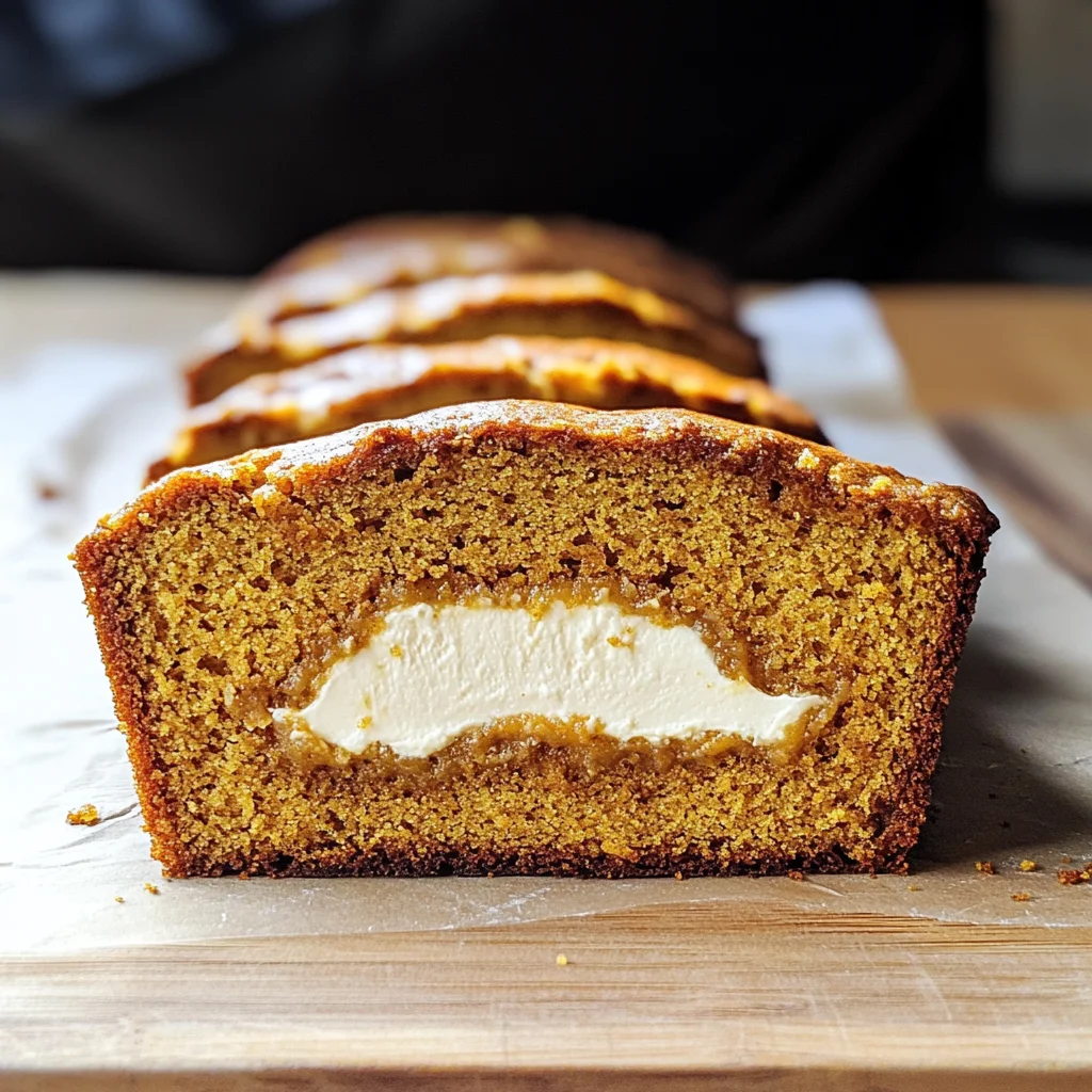 Cream Cheese-Filled Pumpkin Bread