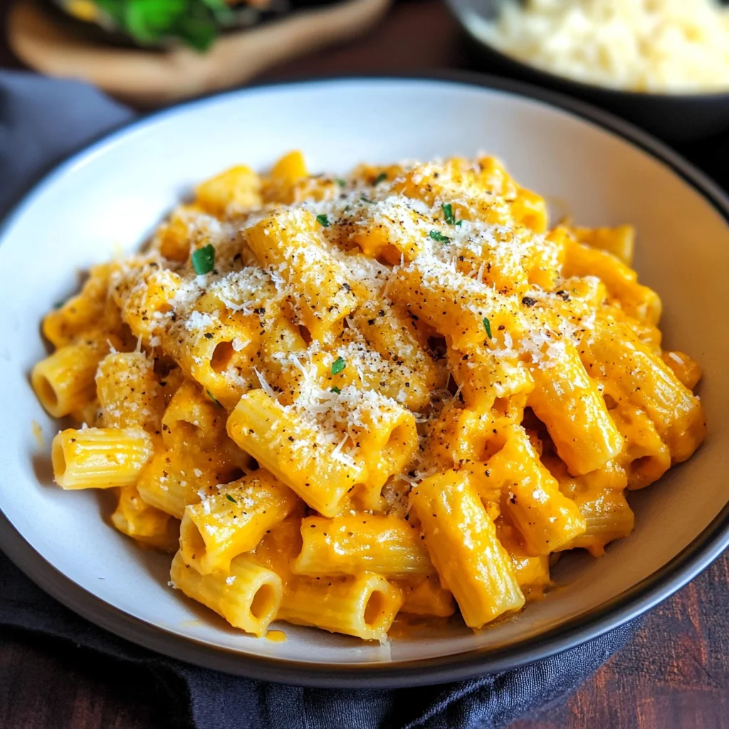 Creamy Parmesan Pumpkin Pasta