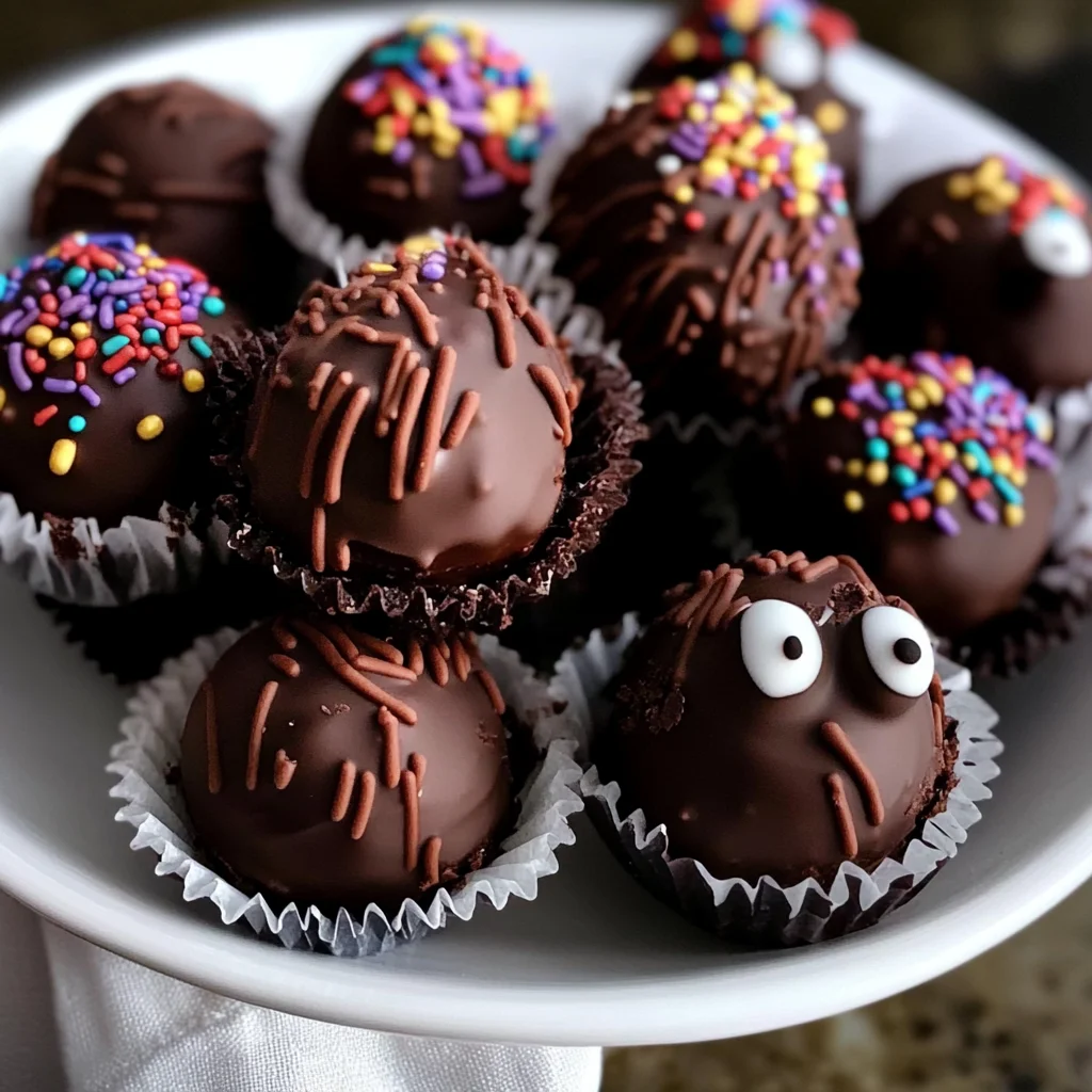 Double Chocolate Brownie Truffles (3 ways!)