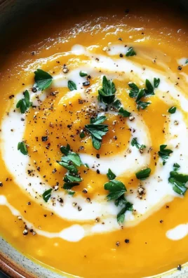 Easy Butternut Squash and Sweet Potato Soup