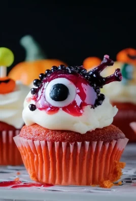 Halloween Augapfel Cupcakes