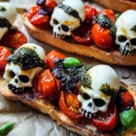 Halloween Bruschetta Appetizer