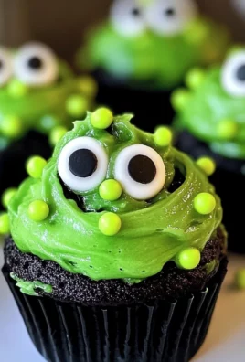 Halloween Slime Cupcakes