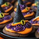 Halloween Witch Hat Cookies