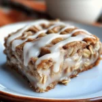 High-Protein Cinnamon Roll Baked Oatmeal