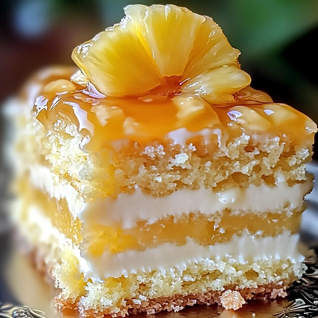 Juicy Pineapple Heaven Cake