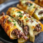 Keto Philly Cheesesteak Rolls