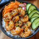 Shrimp Rice Bowls with Spicy Mayo