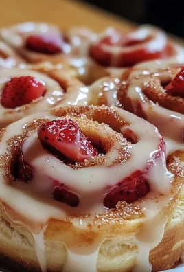 Strawberry Cheesecake Cinnabon Rolls