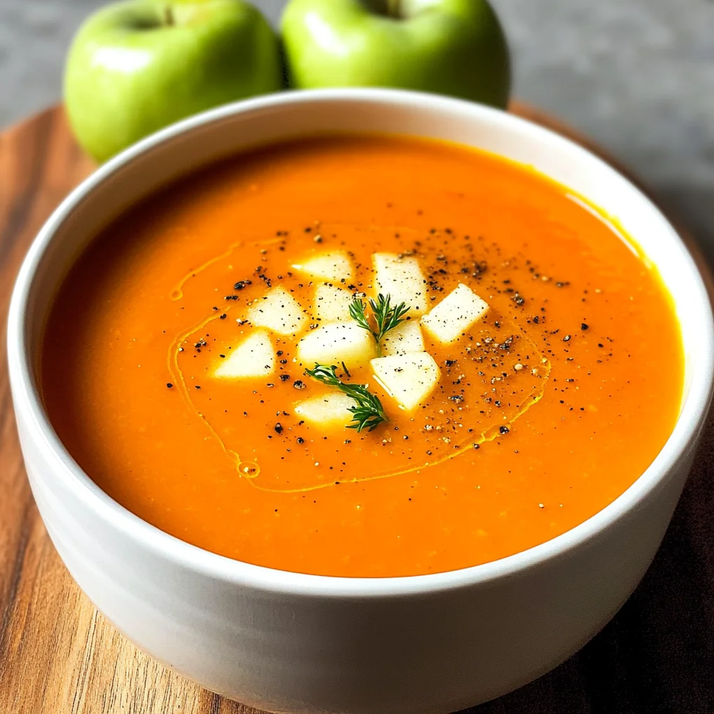 Tomato carrot apple soup | carrot tomato soup recipe