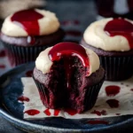 Vampire Bite Halloween Cupcakes: A Spooky Delight with a Deliciously Sinister Twist