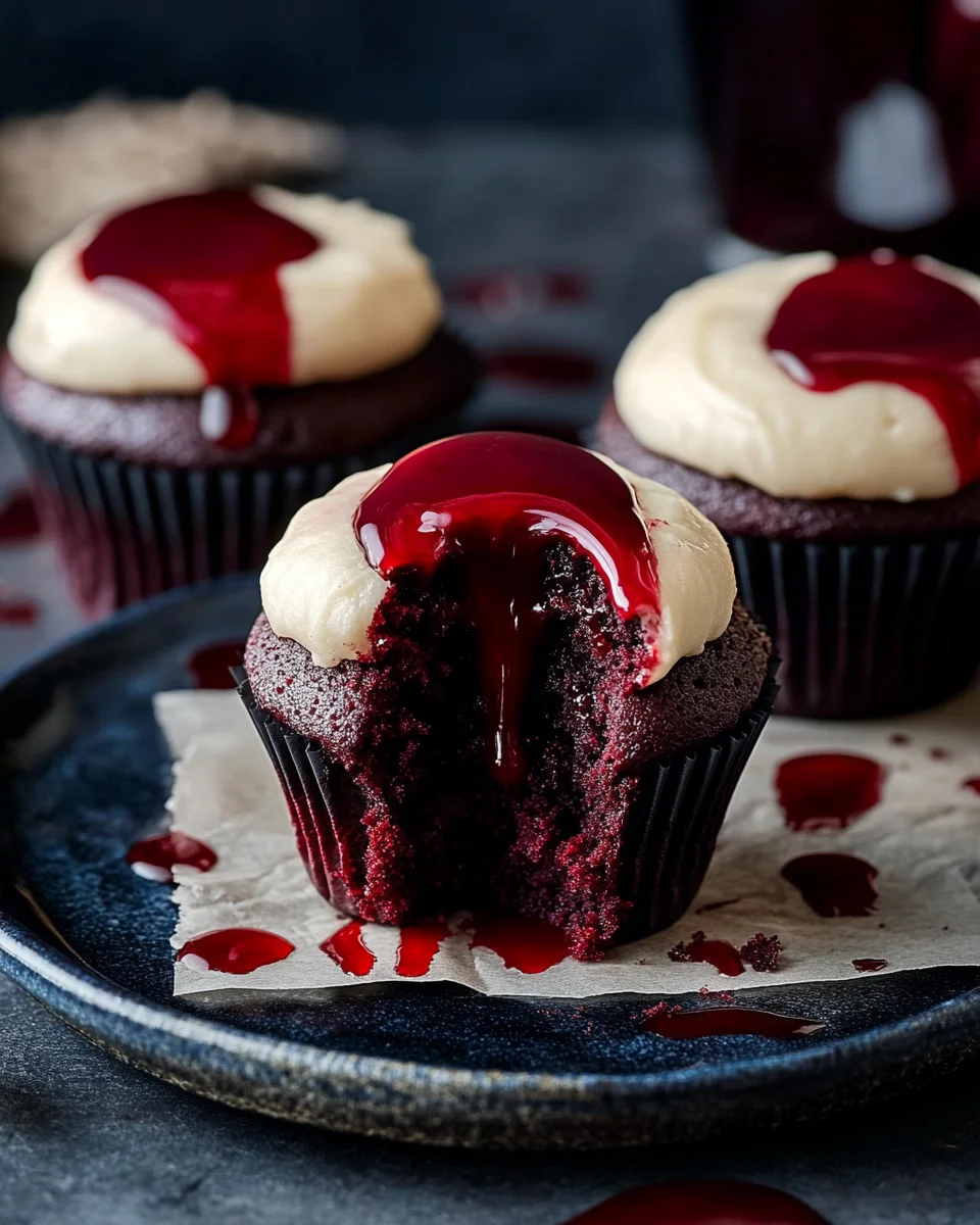 Vampire Bite Halloween Cupcakes: A Spooky Delight with a Deliciously Sinister Twist