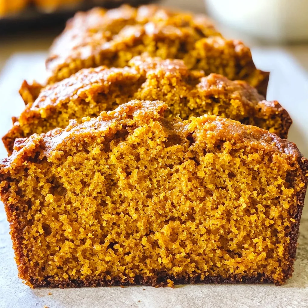 Vanilla Pudding Pumpkin Bread