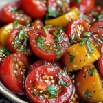 Zesty Marinated Tomatoes