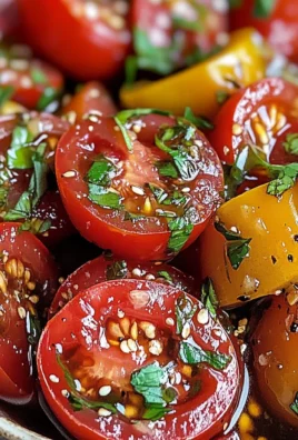Zesty Marinated Tomatoes