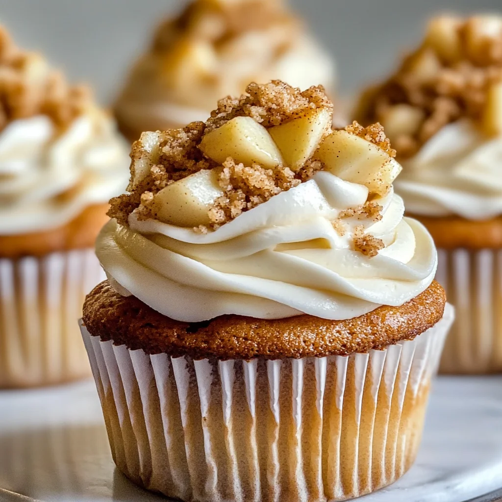 Apple Crisp Cupcakes
