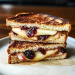 Apple and Cranberry Grilled Cheese