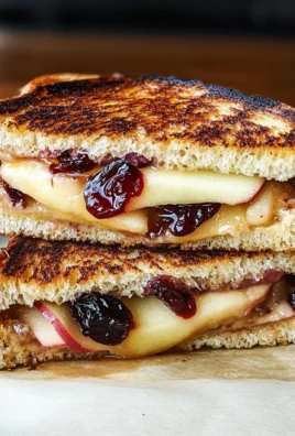 Apple and Cranberry Grilled Cheese
