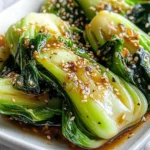 Baby Bok Choy with Soy Sauce and Garlic