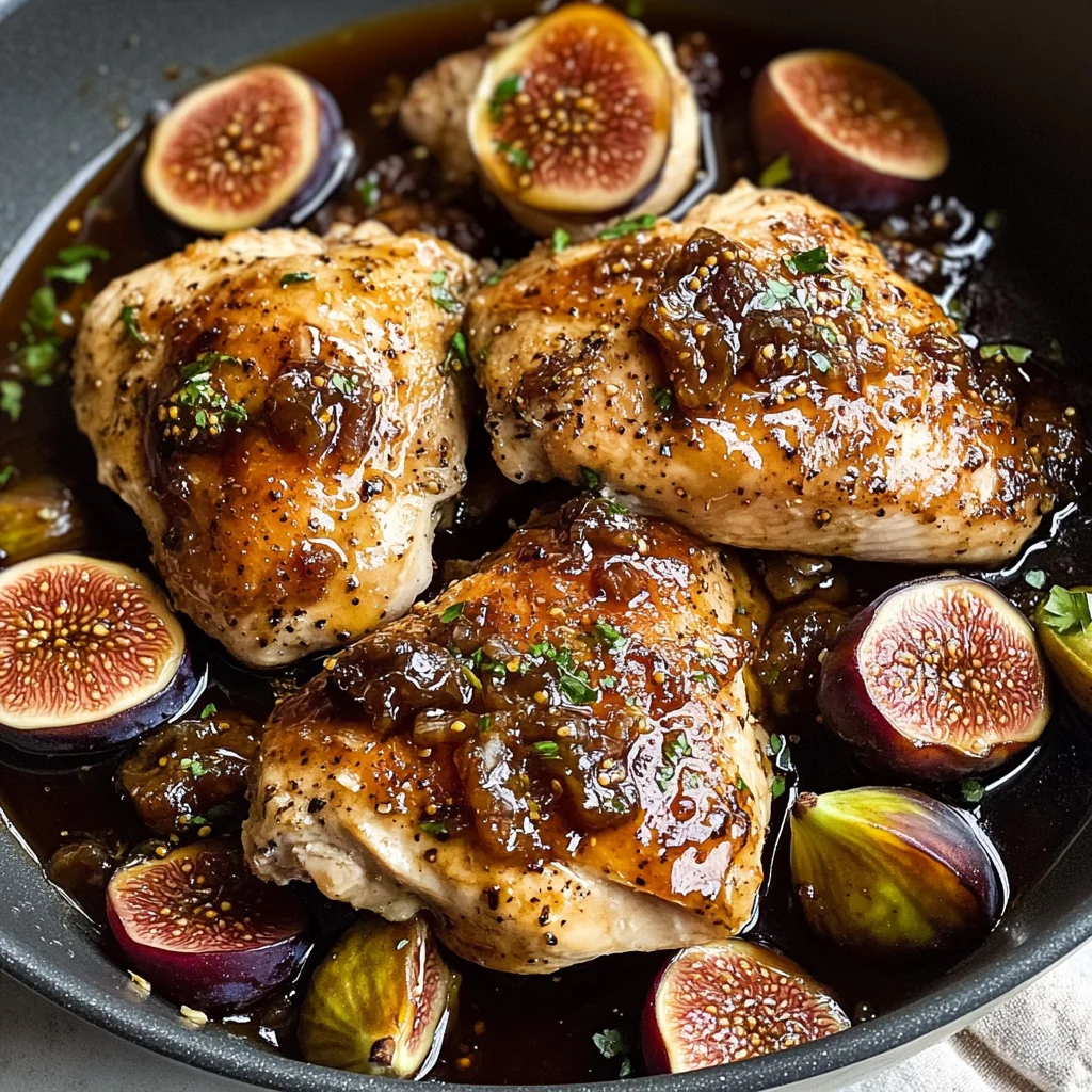 Balsamic Fig Glazed Chicken