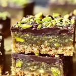 Brown Butter Dubai Pistachio Chocolate Chip Cookie Bars 🍪