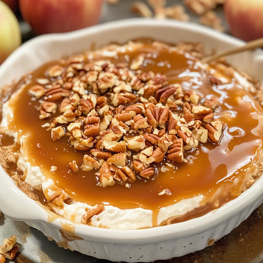 Caramel apple cheesecake dip recipe