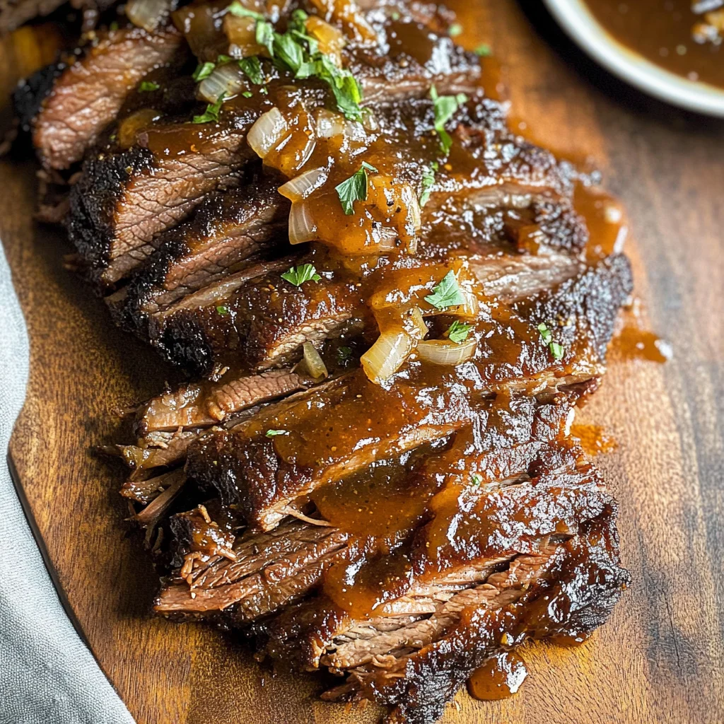 Caramelized Pulled Beef Brisket