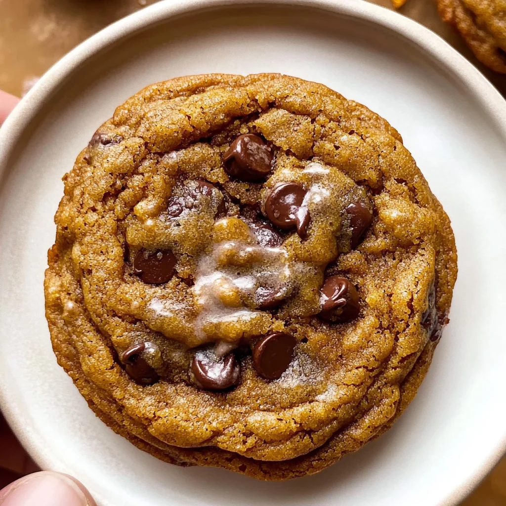 Chewy Pumpkin Chocolate Chip Cookies