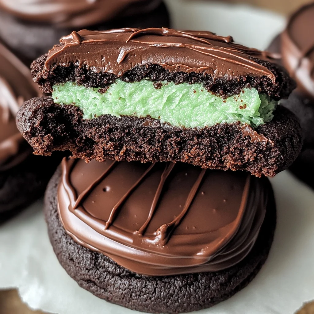 Chocolate Mint Cookies