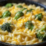 Creamy One-Pot Broccoli Cheddar Orzo