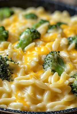 Creamy One-Pot Broccoli Cheddar Orzo