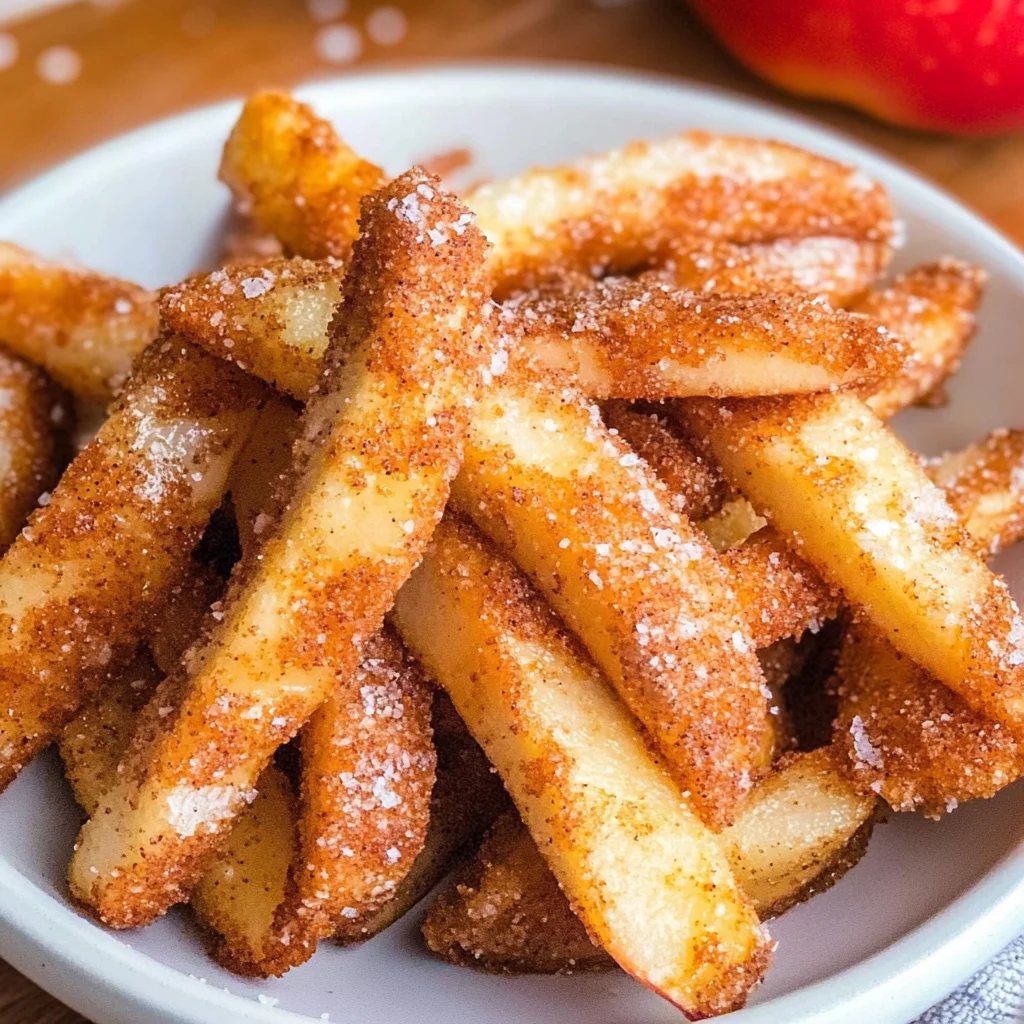 Crispy Air Fryer Apple Fries
