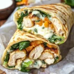 Crispy Air Fryer Chicken & Mozzarella Wraps