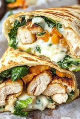 Crispy Air Fryer Chicken & Mozzarella Wraps