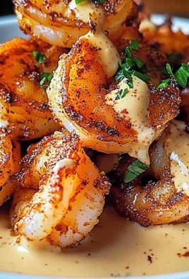 Crispy Cajun Shrimp with Creamy Sauce