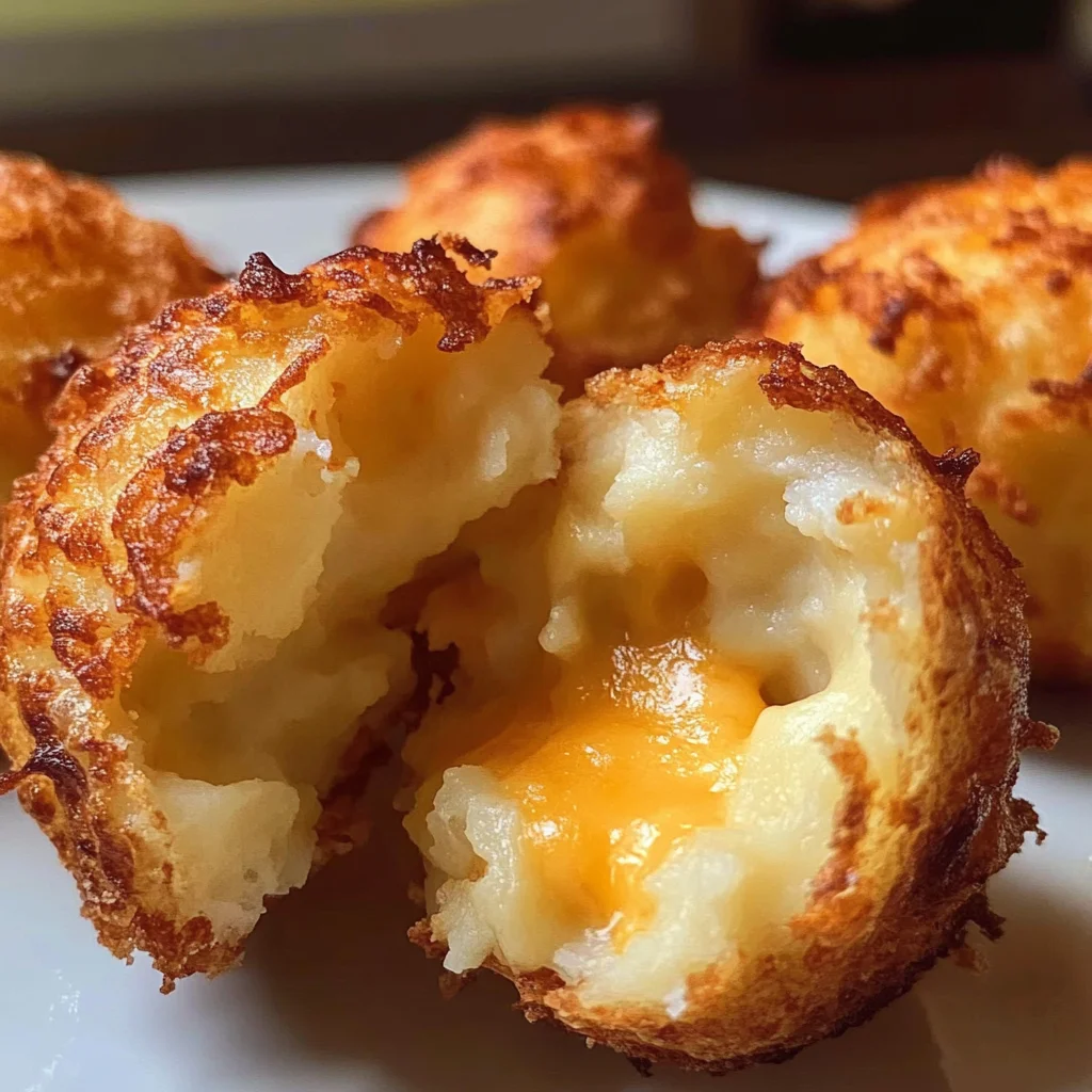 Crispy Mashed Potato Cheese Puffs