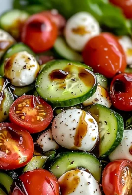 Cucumber Caprese Salad