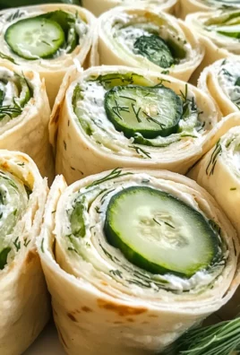 Cucumber and Dill Pinwheels