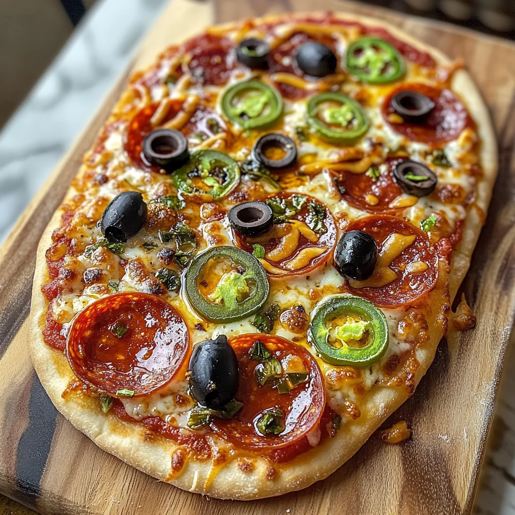 Delicious Hot Honey Flatbread Pizza