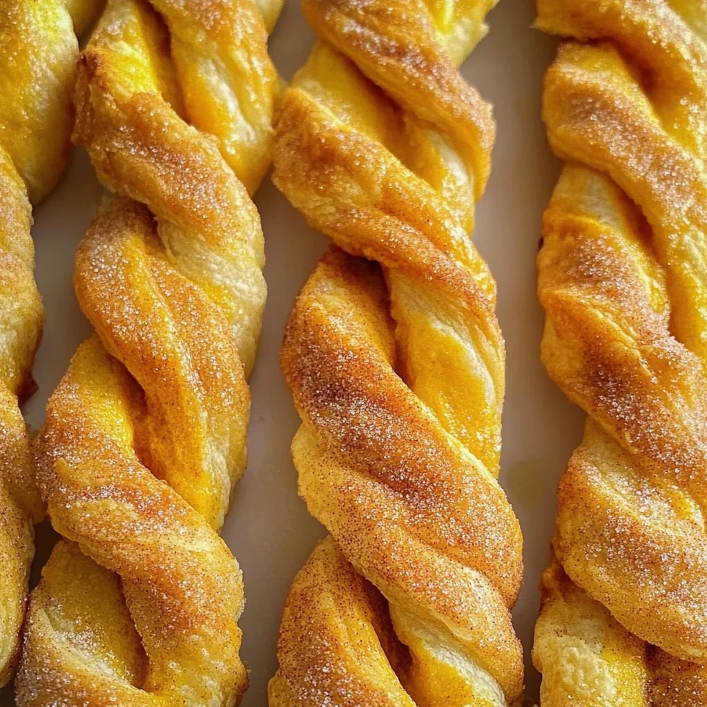 Easy Pumpkin Pie Twists