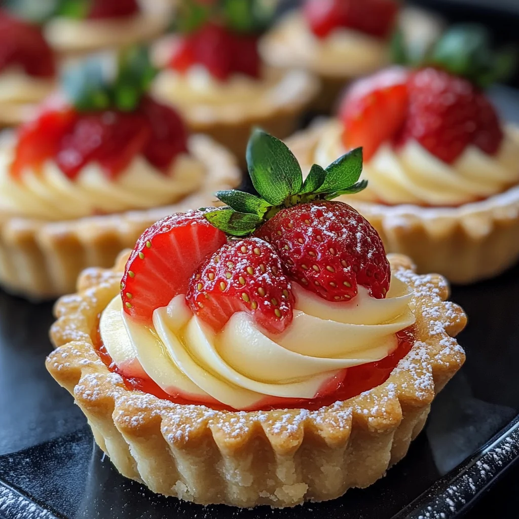 Fresh and Delicious Strawberry Tartlets Recipe
