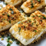 Garlic Parmesan Crusted Halibut: 15-Minute Baked Perfection