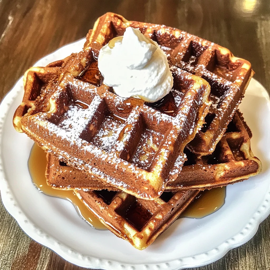 Gingerbread Waffles