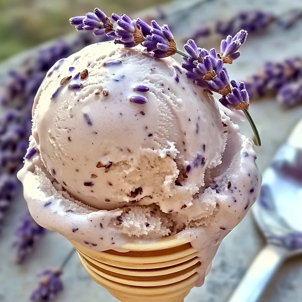 Honey Lavender Ice Cream
